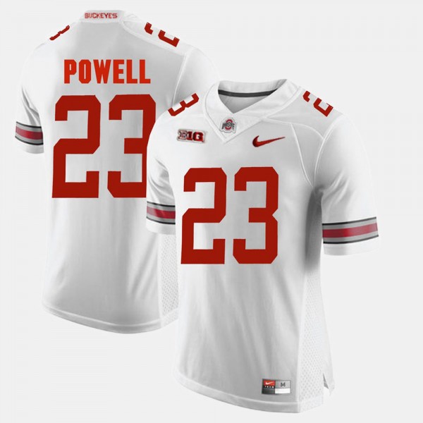 Ohio State Buckeyes Tyvis Powell Men's #23 Game Alumni White College Football Jersey 2404GPSR2